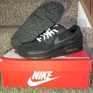 Authentic Nike Air Max 90 3M Bred DC9388-002 White Black Red 90 95 97 With Box